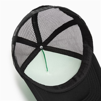 Бейсболка с сеткой MINAKU, цвет зелёный, размер 56-58