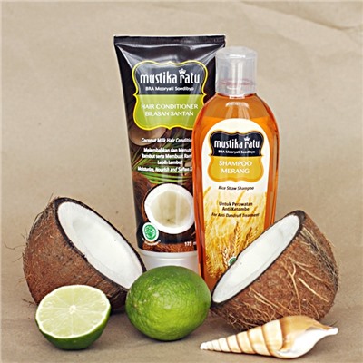 Кондиционер для волос Mustika Ratu с экстрактом кокос, 175 мл