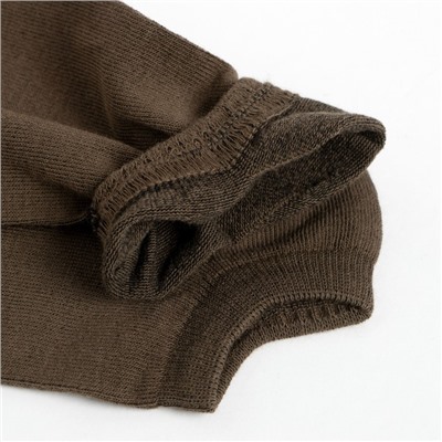 Носки мужские укороченные MINAKU цвет хаки, размер 42-43 (29 см)