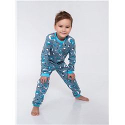 "КосмоДино" - детская пижама теплая