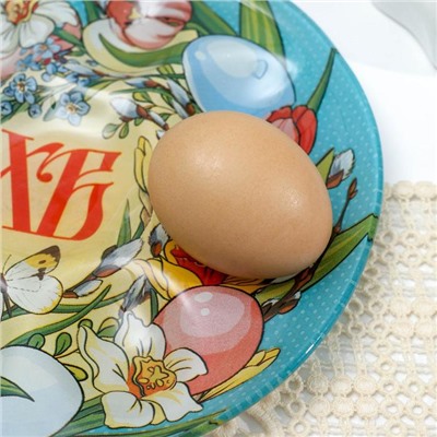 Стеклянная подставка «Венок», на 8 яиц