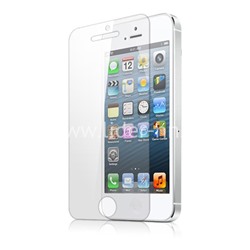 Защитное стекло на экран для iPhone5/5S/5C  прозрачное (без упаковки)