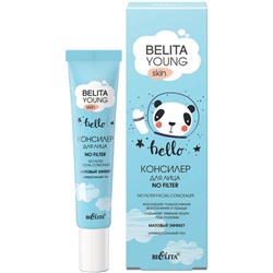 Belita Young Skin No Filter Консилер для лица Матовый эффект тон универсальный, 20мл