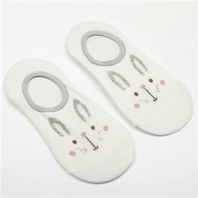 Набор женских носков (3 пары) MINAKU «Зайка», размер 36-37 (23 см)