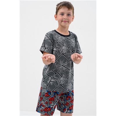 Пижама Сверхчеловек детская короткий рукав с шортами
