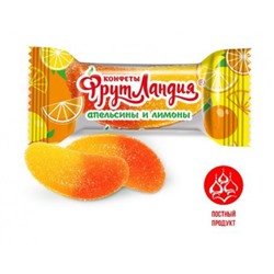 Желейные конфеты "Фрутландия Апельсинов и Лимонов", Вес 1 кг. Славянка